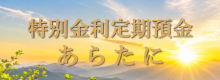 特別金利定期預金「あらたに」